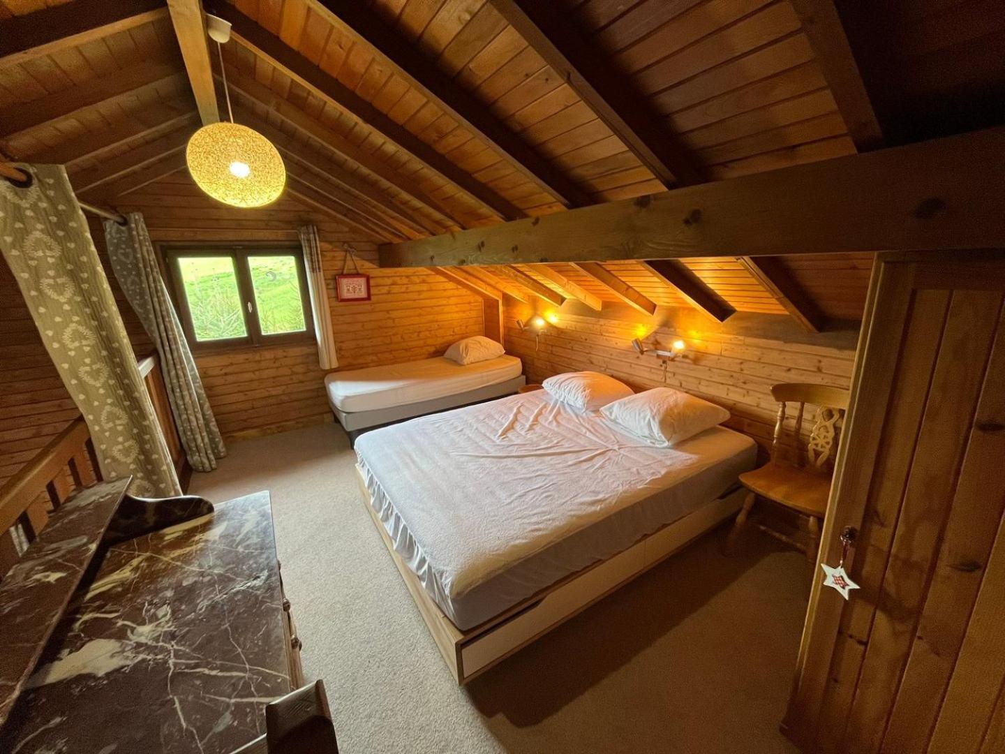 Chalet Bois Vue Panoramique : 2 Logements Et Sauna بوسانغ المظهر الخارجي الصورة